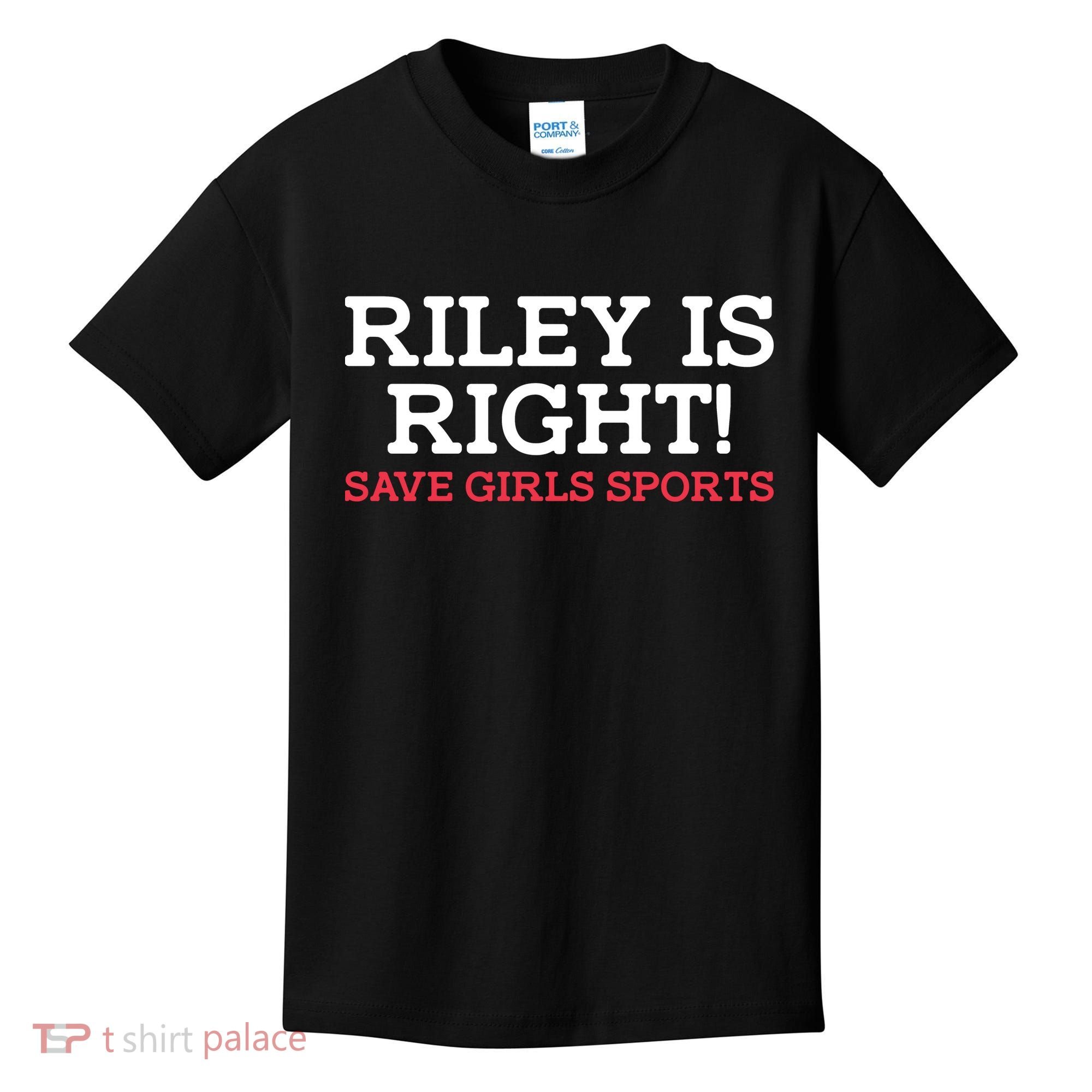 Riley Is Right | I Stand With Riley Gaines Kids T-Shirt