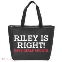 Riley Is Right | I Stand With Riley Gaines Tote Bag thumb 0