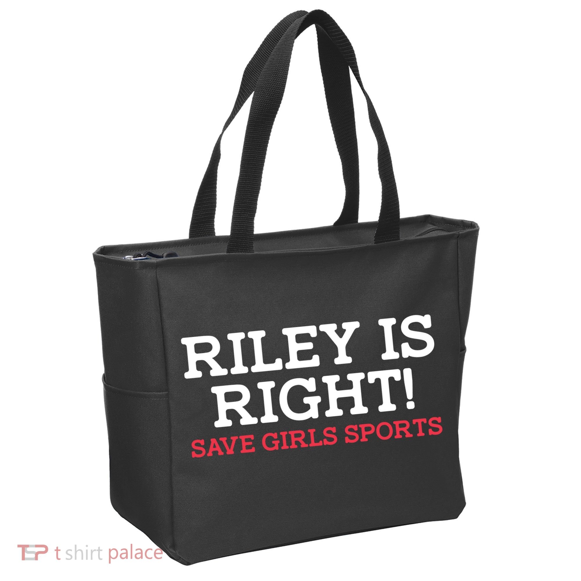 Riley Is Right | I Stand With Riley Gaines Tote Bag
