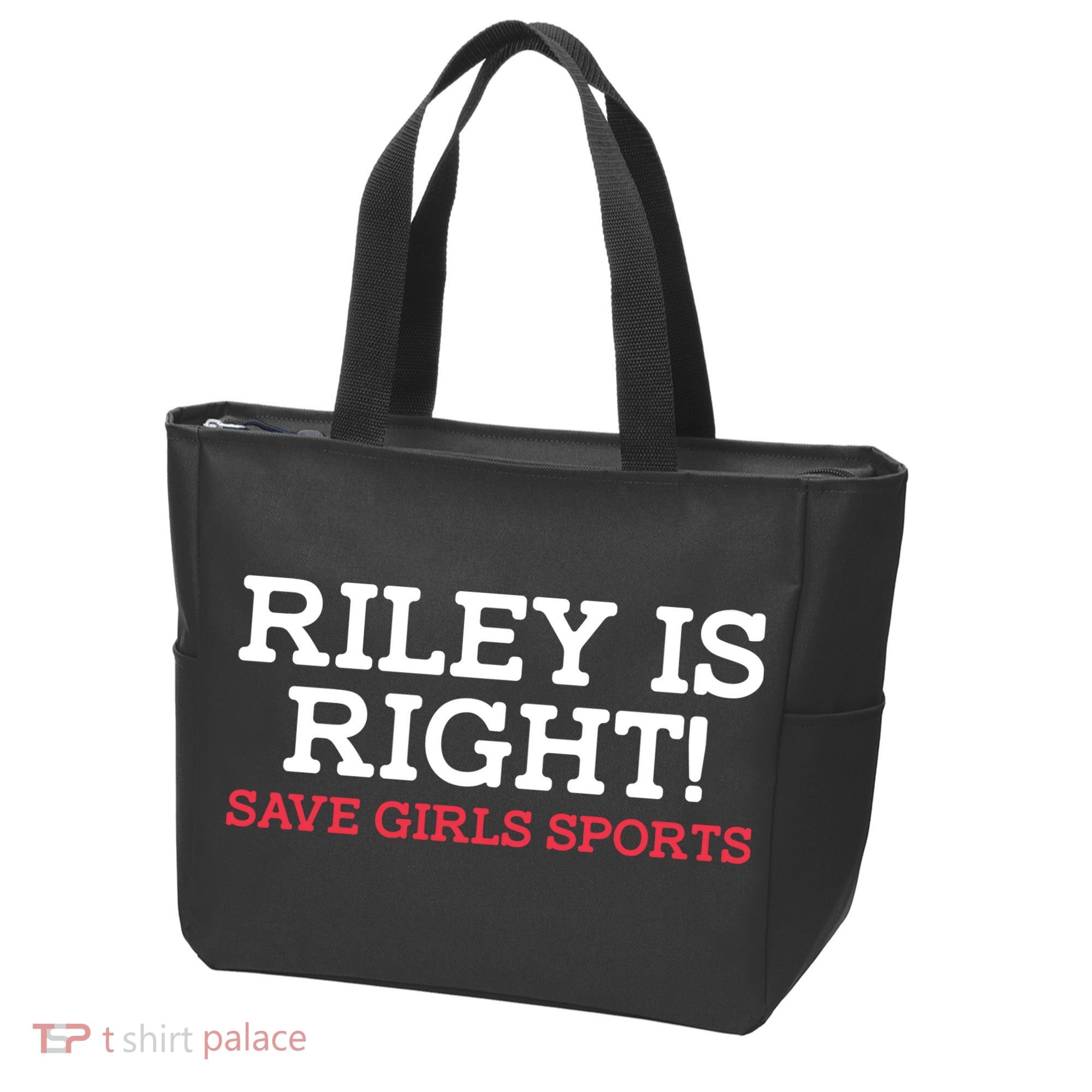 Riley Is Right | I Stand With Riley Gaines Tote Bag