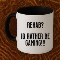 Rehab I'd Rather Be Gaming Coffee Mug thumb 2