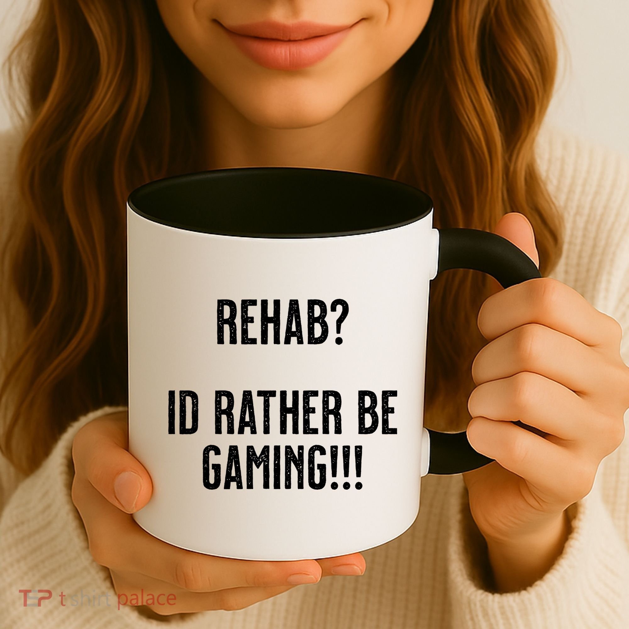 Rehab I'd Rather Be Gaming Coffee Mug