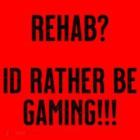 Rehab I'd Rather Be Gaming Santa Hat thumb 1