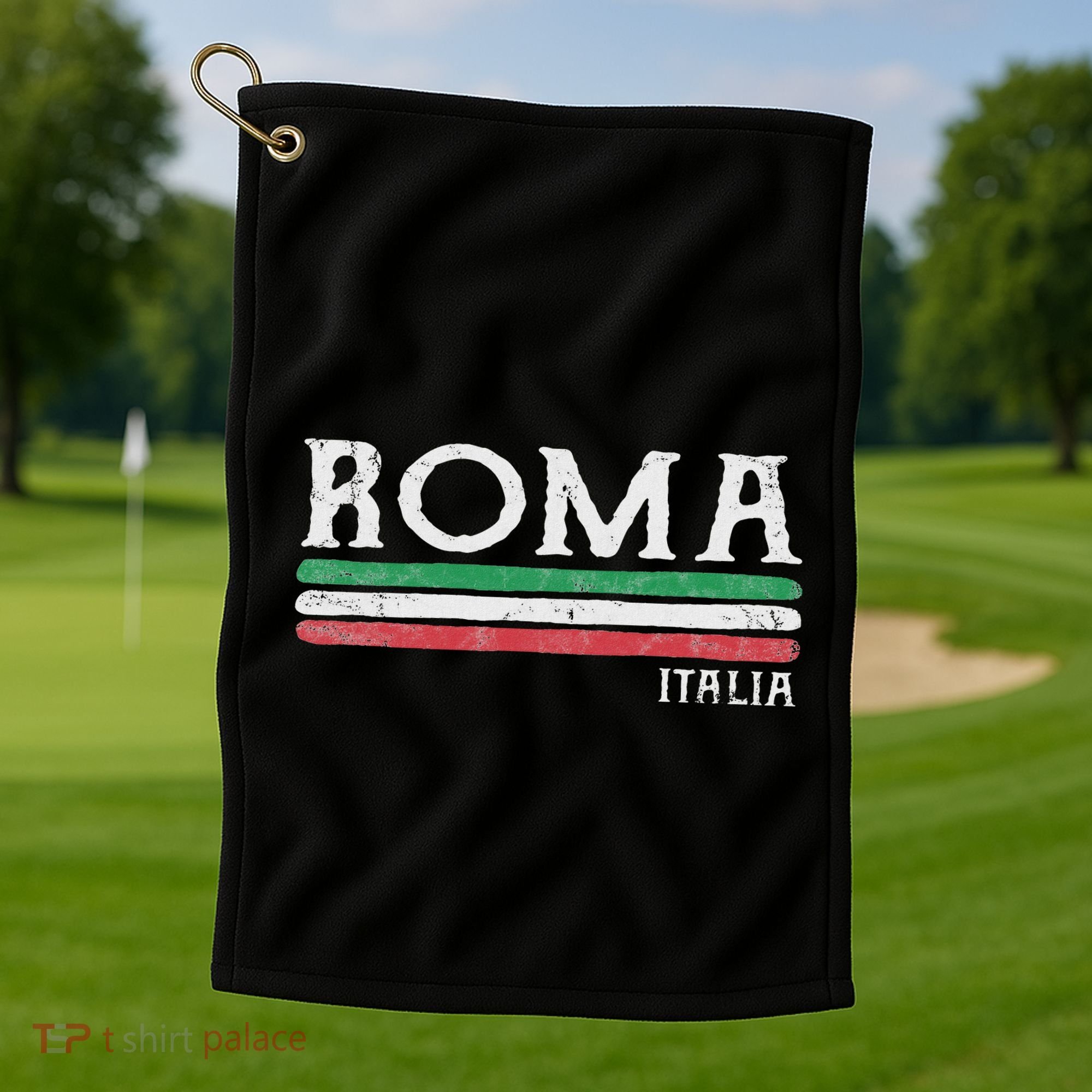 Rome Italy Roma Italia Italian Souvenir Gift Golf Towel