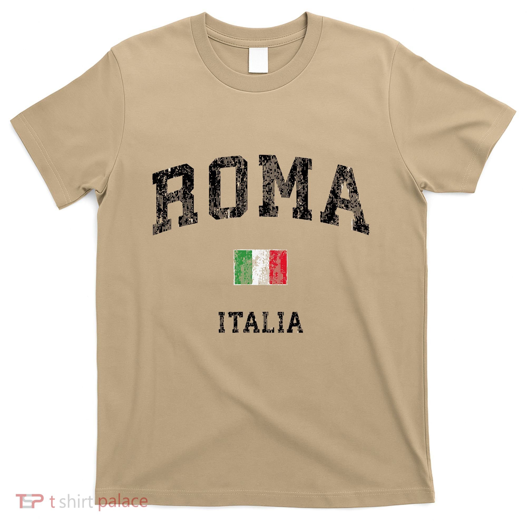 Roma Italia Rome Italy Vintage Athletic Sports T-Shirt
