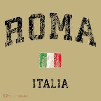 Roma Italia Rome Italy Vintage Athletic Sports T-Shirt thumb 7