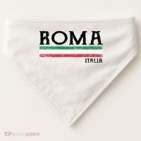 Roma Italy Rome USA-Made Doggie Bandana thumb 0