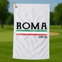Roma Italy Rome Golf Towel thumb 1