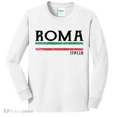 Roma Italy Rome Kids Long Sleeve Shirt