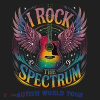 Rockstar I ROCK THE SPECTRUM Autism Awareness Support Women's Sweatshirt thumb 2
