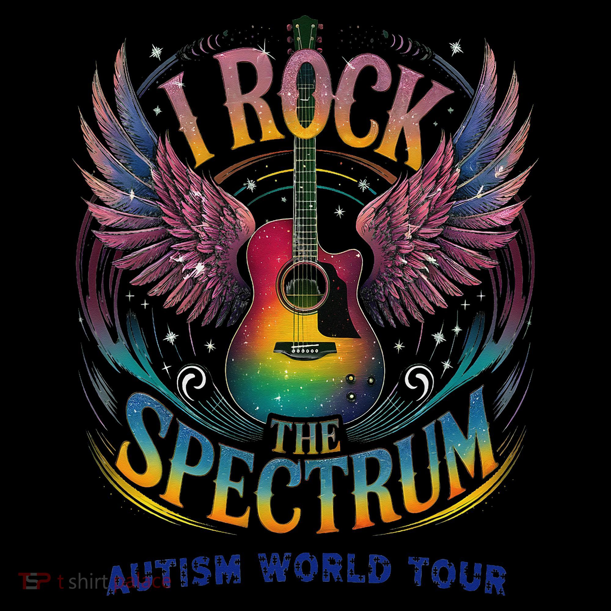 Rockstar I ROCK THE SPECTRUM Autism Awareness Support Coffee Mug