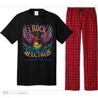Rockstar I ROCK THE SPECTRUM Autism Awareness Support Pajama Set thumb 0