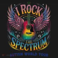 Rockstar I ROCK THE SPECTRUM Autism Awareness Support Women's Hoodie thumb 2