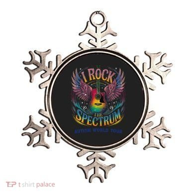 Rockstar I ROCK THE SPECTRUM Autism Awareness Support Ornament