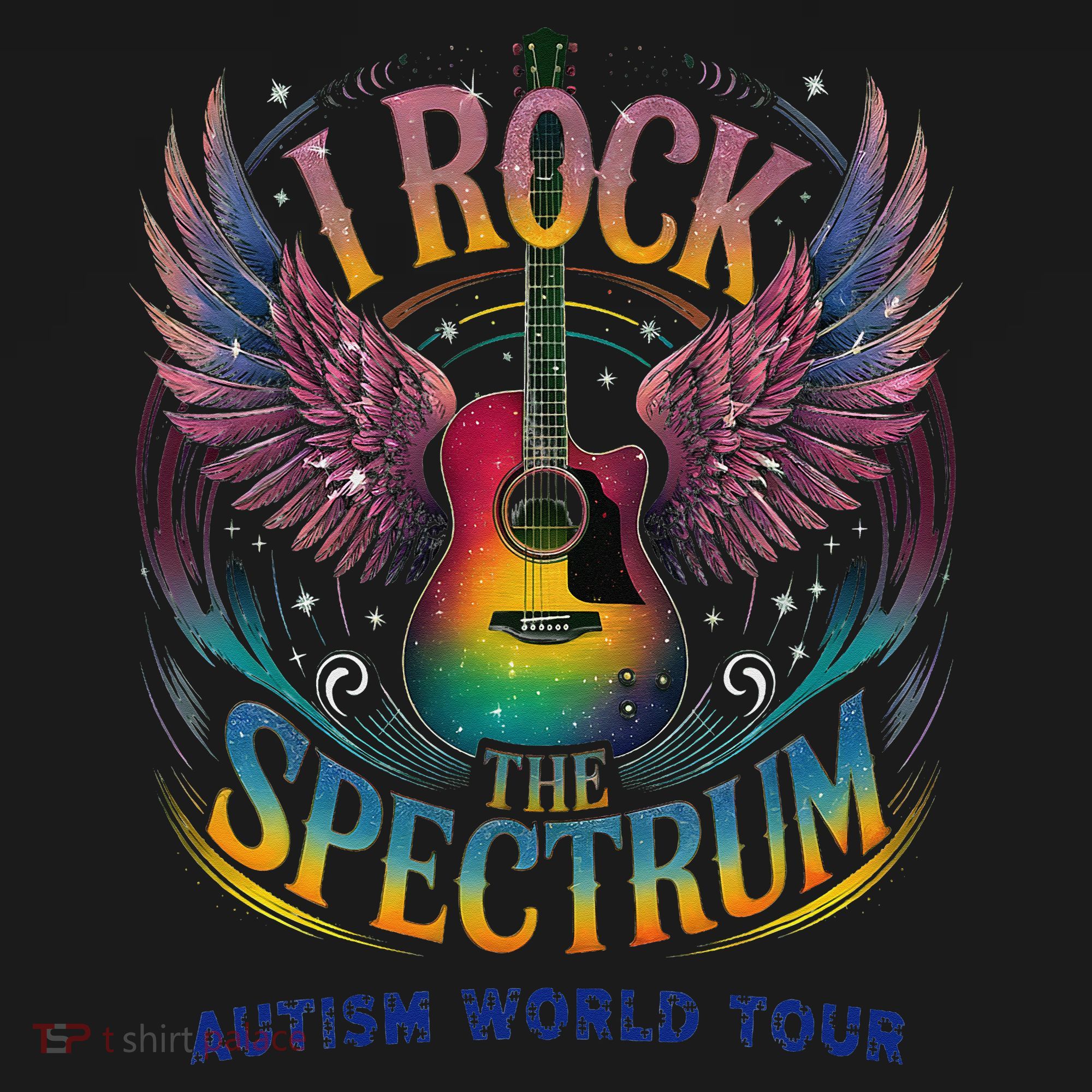 Rockstar I ROCK THE SPECTRUM Autism Awareness Support Women's Tank Top