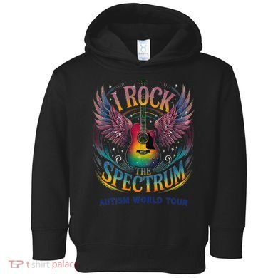 Rockstar I ROCK THE SPECTRUM Autism Awareness Support Toddler Hoodie