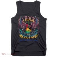 Rockstar I ROCK THE SPECTRUM Autism Awareness Support Tank Top thumb 0