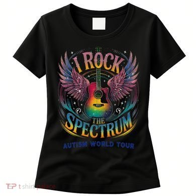 Rockstar I ROCK THE SPECTRUM Autism Awareness Support Women's T-Shirt