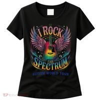 Rockstar I ROCK THE SPECTRUM Autism Awareness Support Women's T-Shirt thumb 0