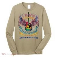 Rockstar I ROCK THE SPECTRUM Autism Awareness Support Long Sleeve Shirt thumb 0