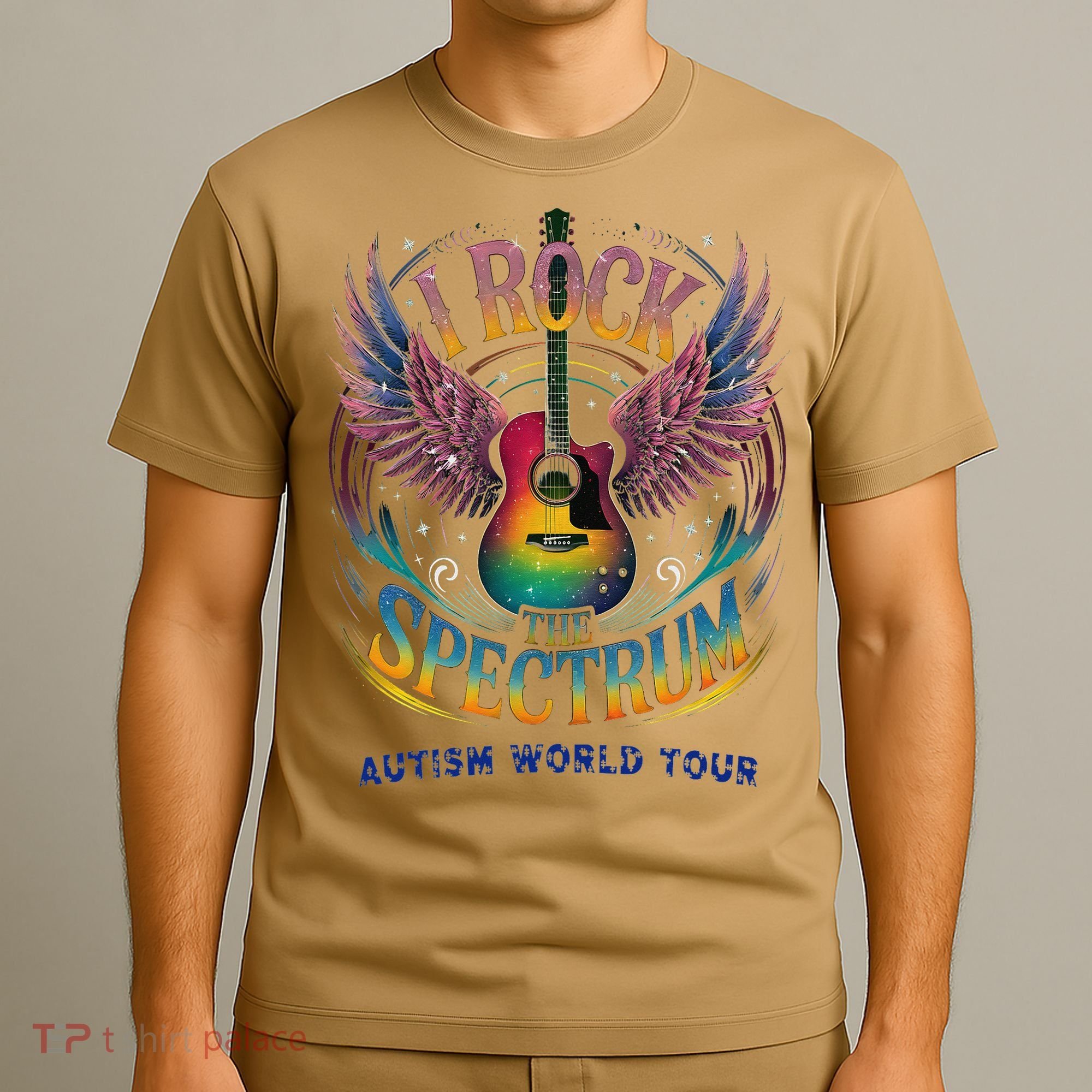 Rockstar I ROCK THE SPECTRUM Autism Awareness Support T-Shirt