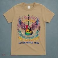 Rockstar I ROCK THE SPECTRUM Autism Awareness Support T-Shirt thumb 5