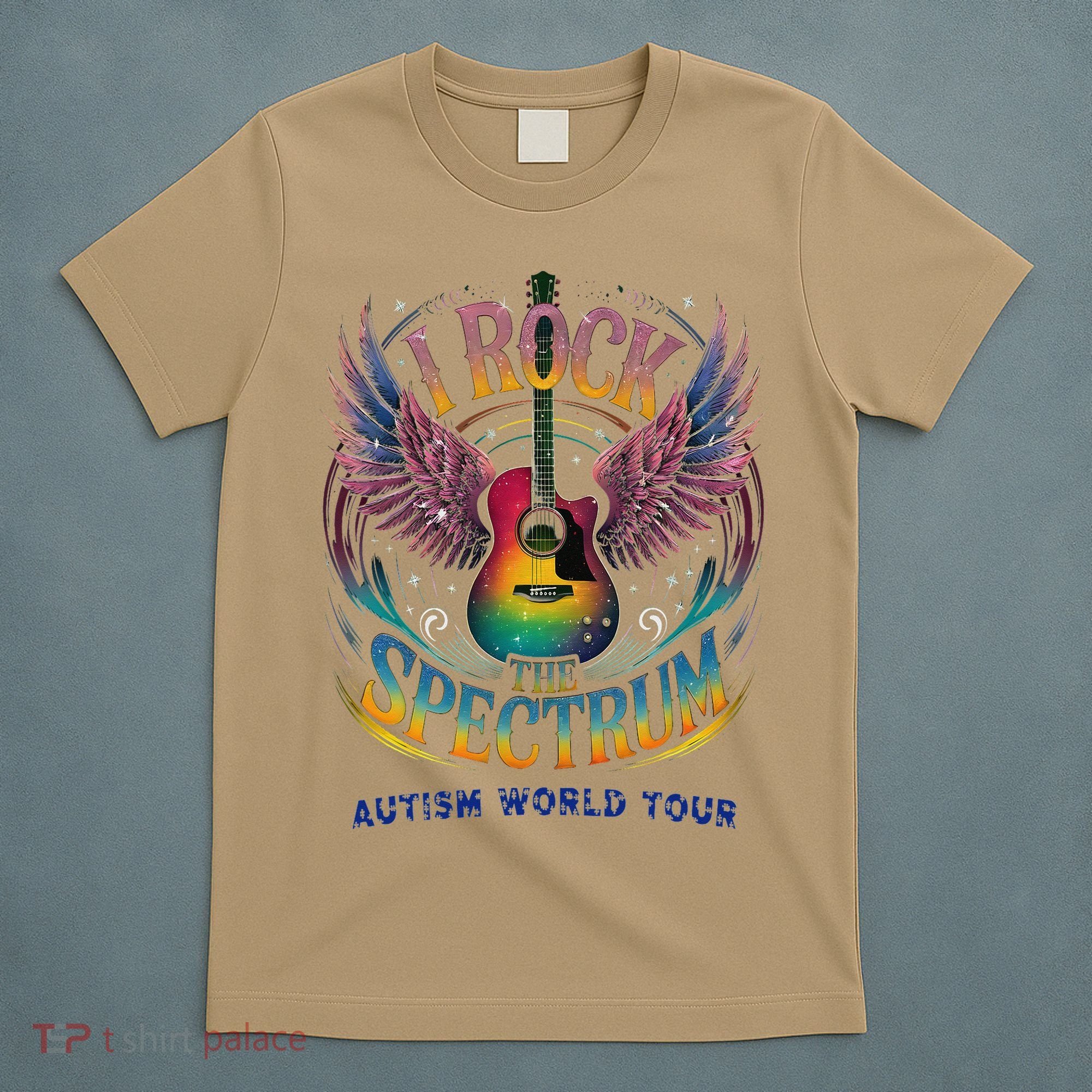 Rockstar I ROCK THE SPECTRUM Autism Awareness Support T-Shirt