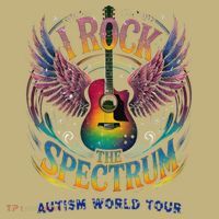 Rockstar I ROCK THE SPECTRUM Autism Awareness Support Mousepad thumb 1