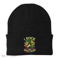 Rockstar I ROCK THE SPECTRUM Autism Awareness Mom Dad Beanie thumb 0