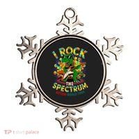 Rockstar I ROCK THE SPECTRUM Autism Awareness Mom Dad Ornament thumb 0