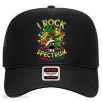 Rockstar I ROCK THE SPECTRUM Autism Awareness Mom Dad Hat thumb 0