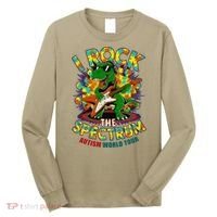 Rockstar I ROCK THE SPECTRUM Autism Awareness Mom Dad Long Sleeve Shirt thumb 0