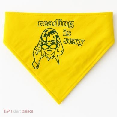 Reading Is Sexy USA-Made Doggie Bandana