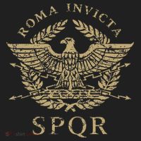 Roma Invicta Spqr Roman Eagle Distressed Tumbler thumb 3