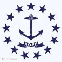 Rhode Island State Flag Distressed Blue Providence Rhode Ornament thumb 1
