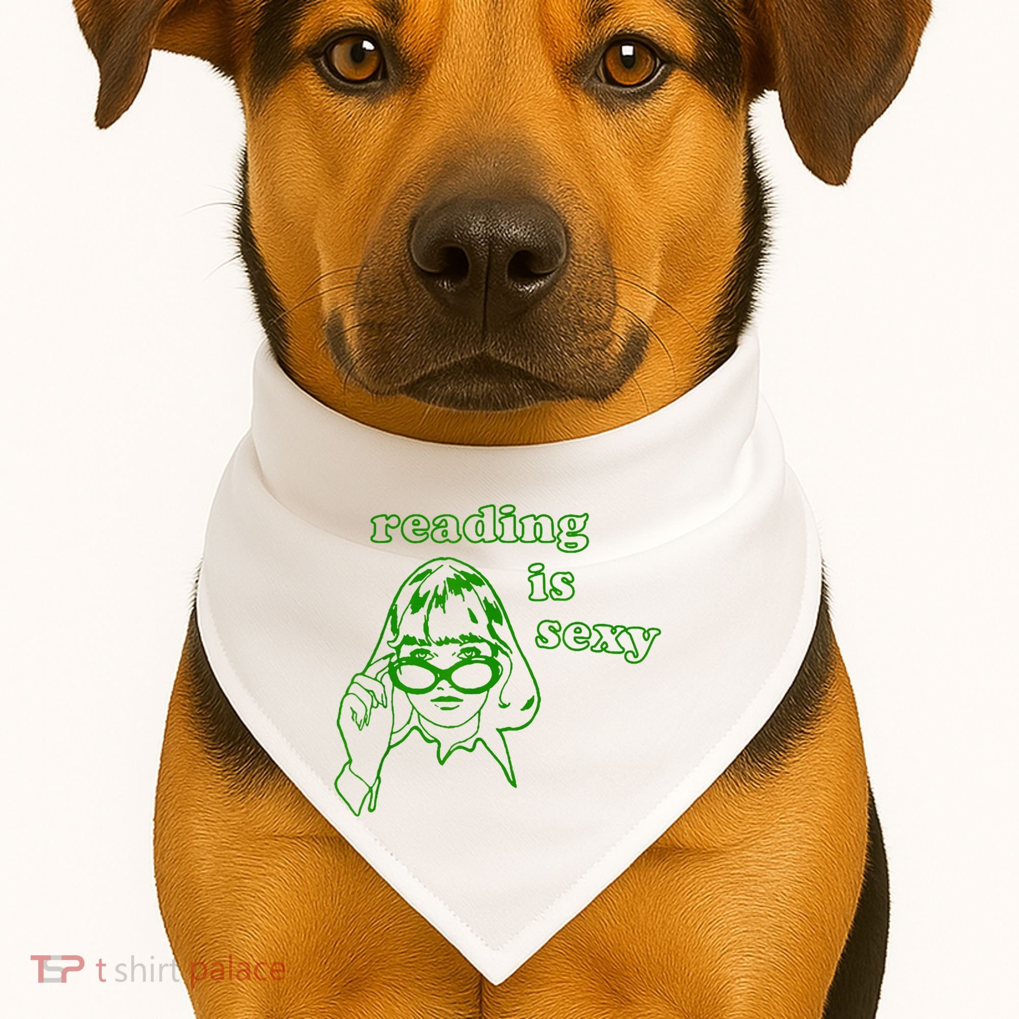 Reading Is Sexy Costume Library Women Bookworm Bookaholic USA-Made Doggie Bandana