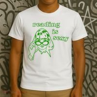 Reading Is Sexy Costume Library Women Bookworm Bookaholic T-Shirt thumb 3