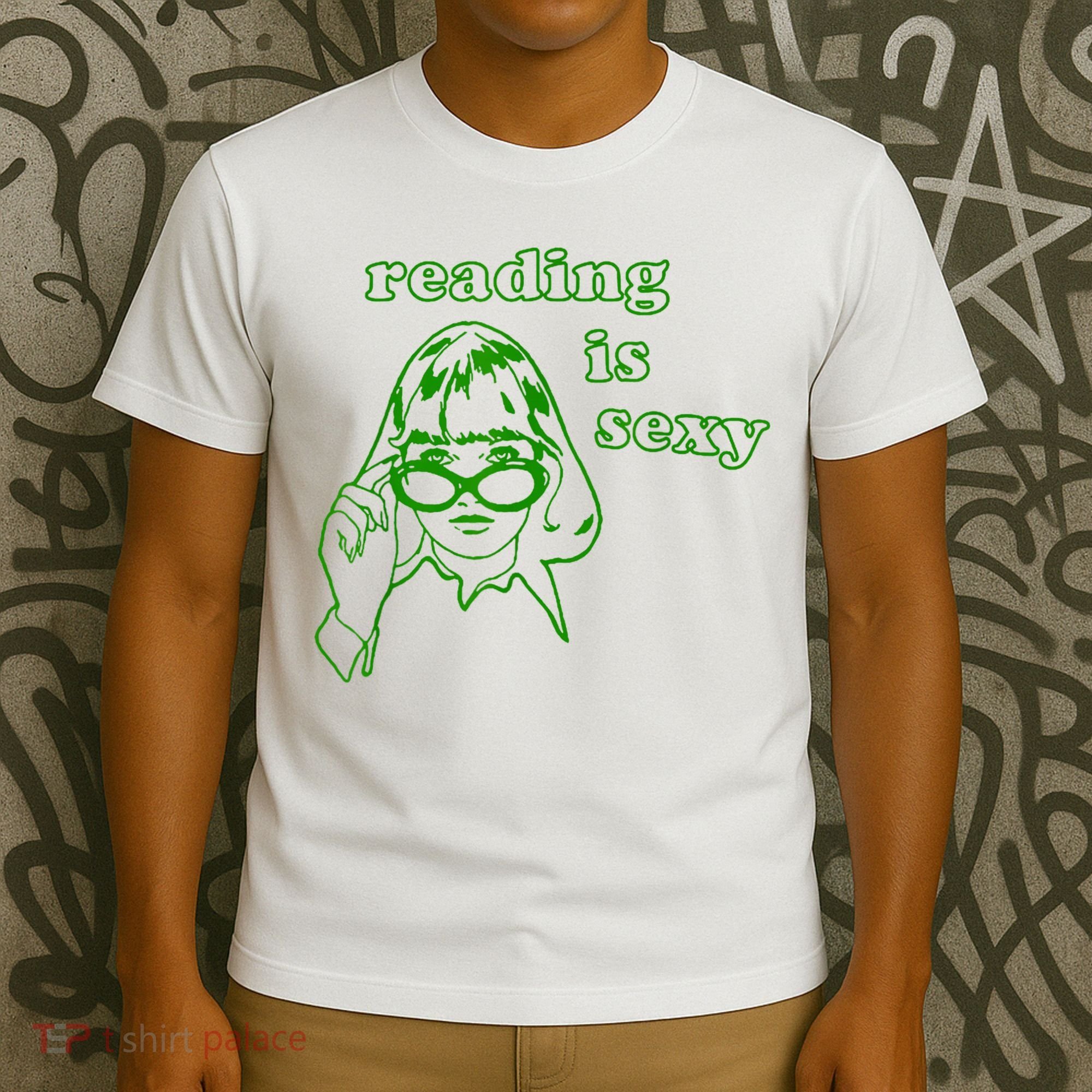 Reading Is Sexy Costume Library Women Bookworm Bookaholic T-Shirt