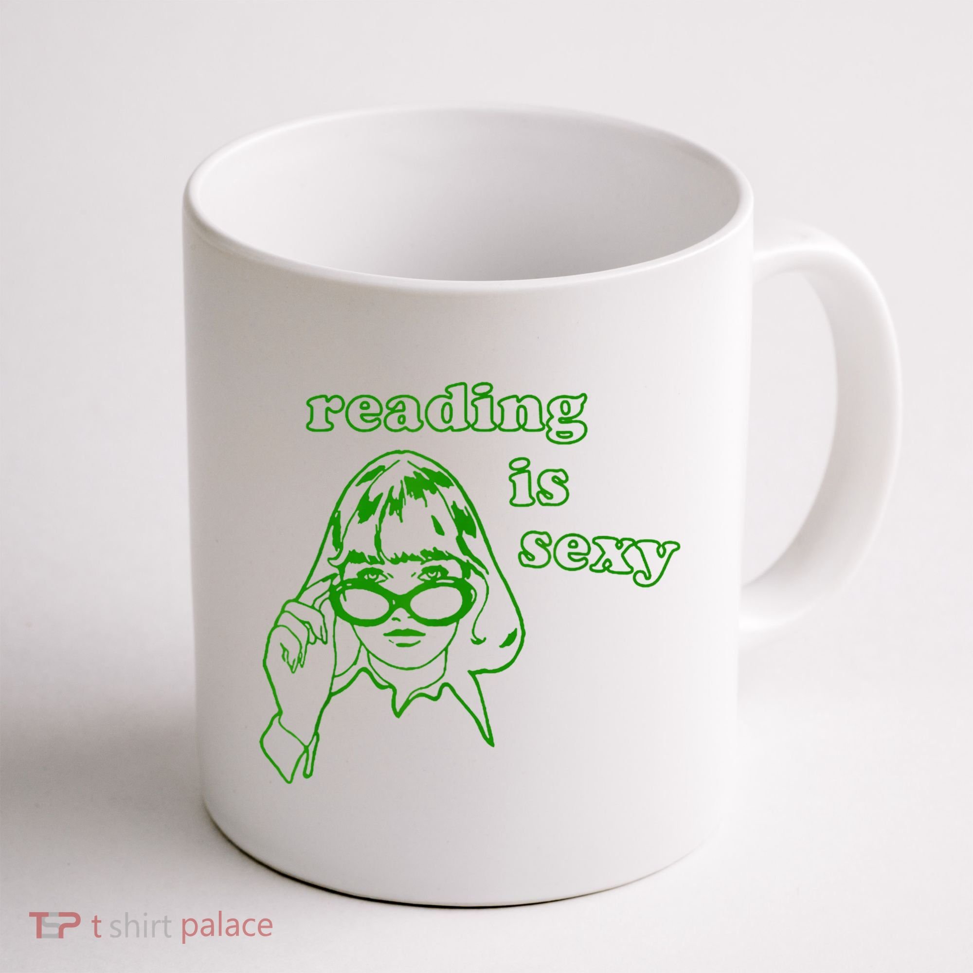 Reading Is Sexy Costume Library Women Bookworm Bookaholic Coffee Mug