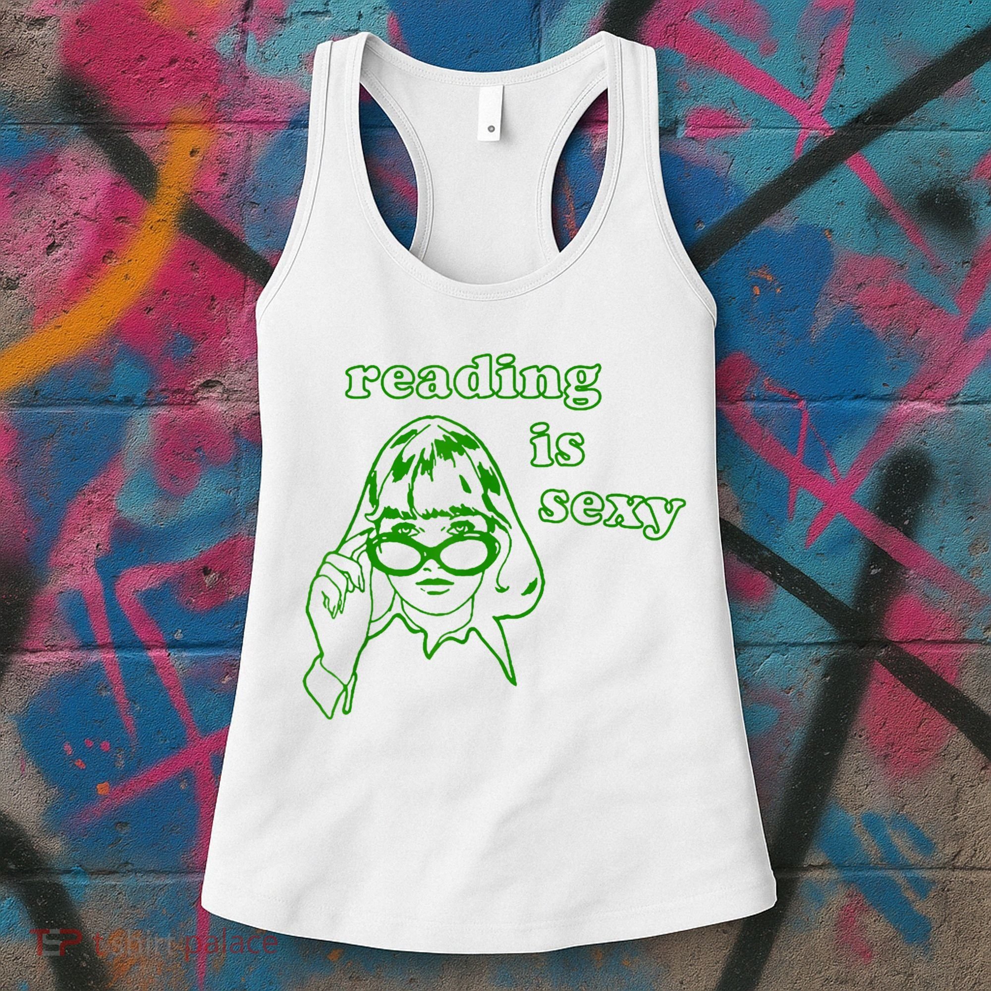 Reading Is Sexy Costume Library Women Bookworm Bookaholic Women's Tank Top