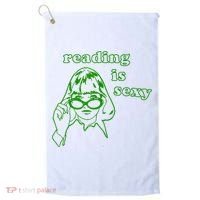 Reading Is Sexy Costume Library Women Bookworm Bookaholic Golf Towel thumb 0
