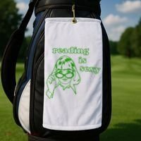 Reading Is Sexy Costume Library Women Bookworm Bookaholic Golf Towel thumb 2