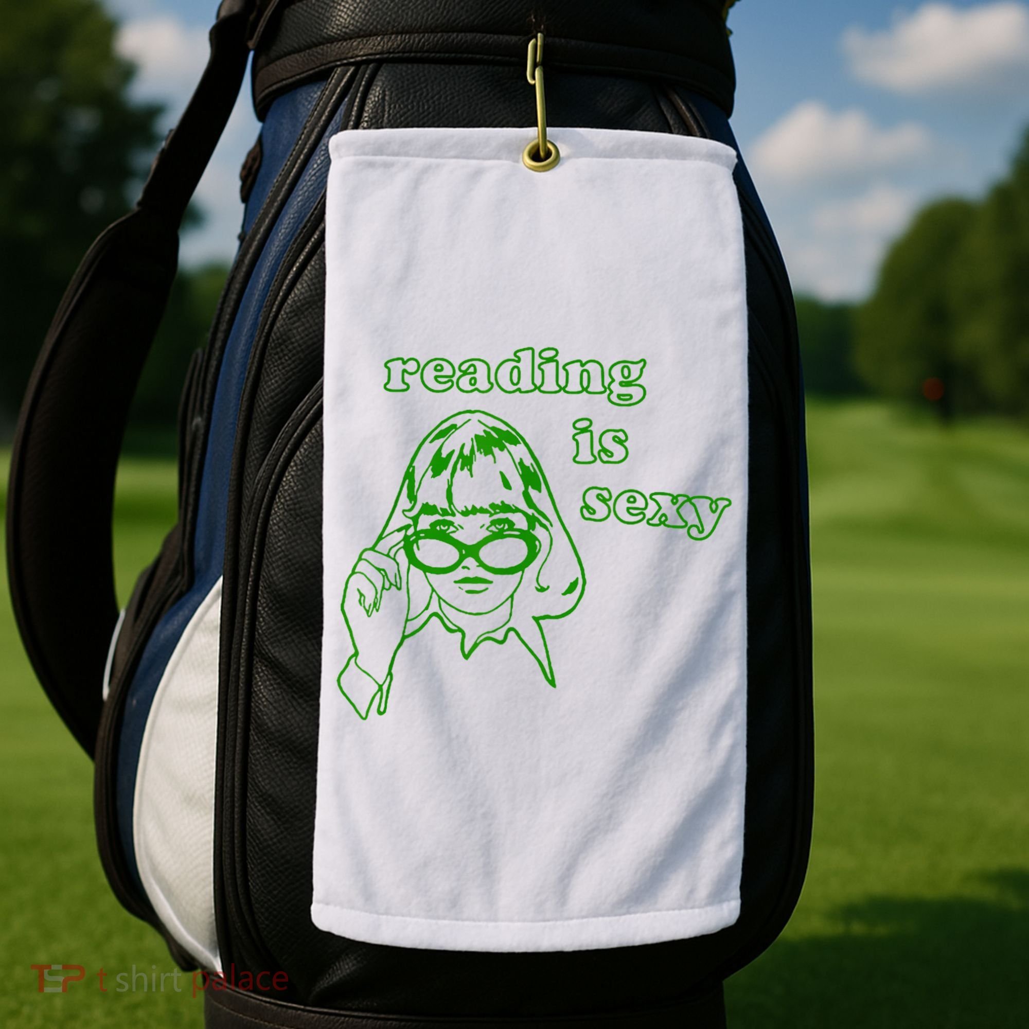 Reading Is Sexy Costume Library Women Bookworm Bookaholic Golf Towel