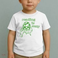 Reading Is Sexy Costume Library Women Bookworm Bookaholic Toddler T-Shirt thumb 2