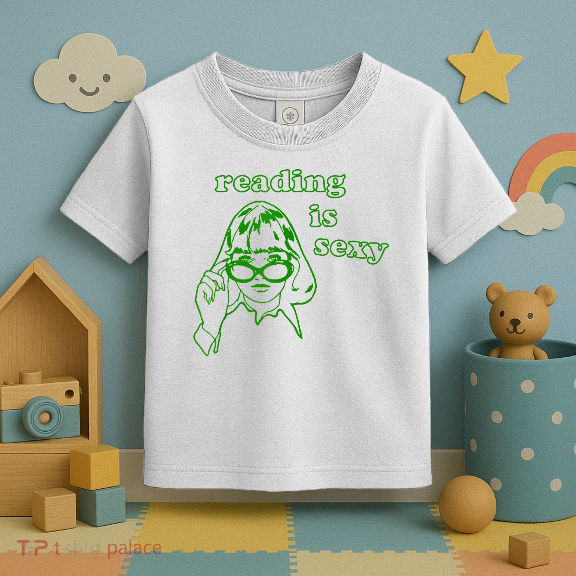Reading Is Sexy Costume Library Women Bookworm Bookaholic Toddler T-Shirt