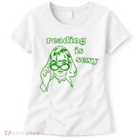 Reading Is Sexy Costume Library Women Bookworm Bookaholic Women's T-Shirt thumb 0