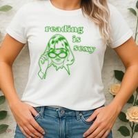 Reading Is Sexy Costume Library Women Bookworm Bookaholic Women's T-Shirt thumb 2