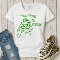 Reading Is Sexy Costume Library Women Bookworm Bookaholic Women's T-Shirt thumb 3