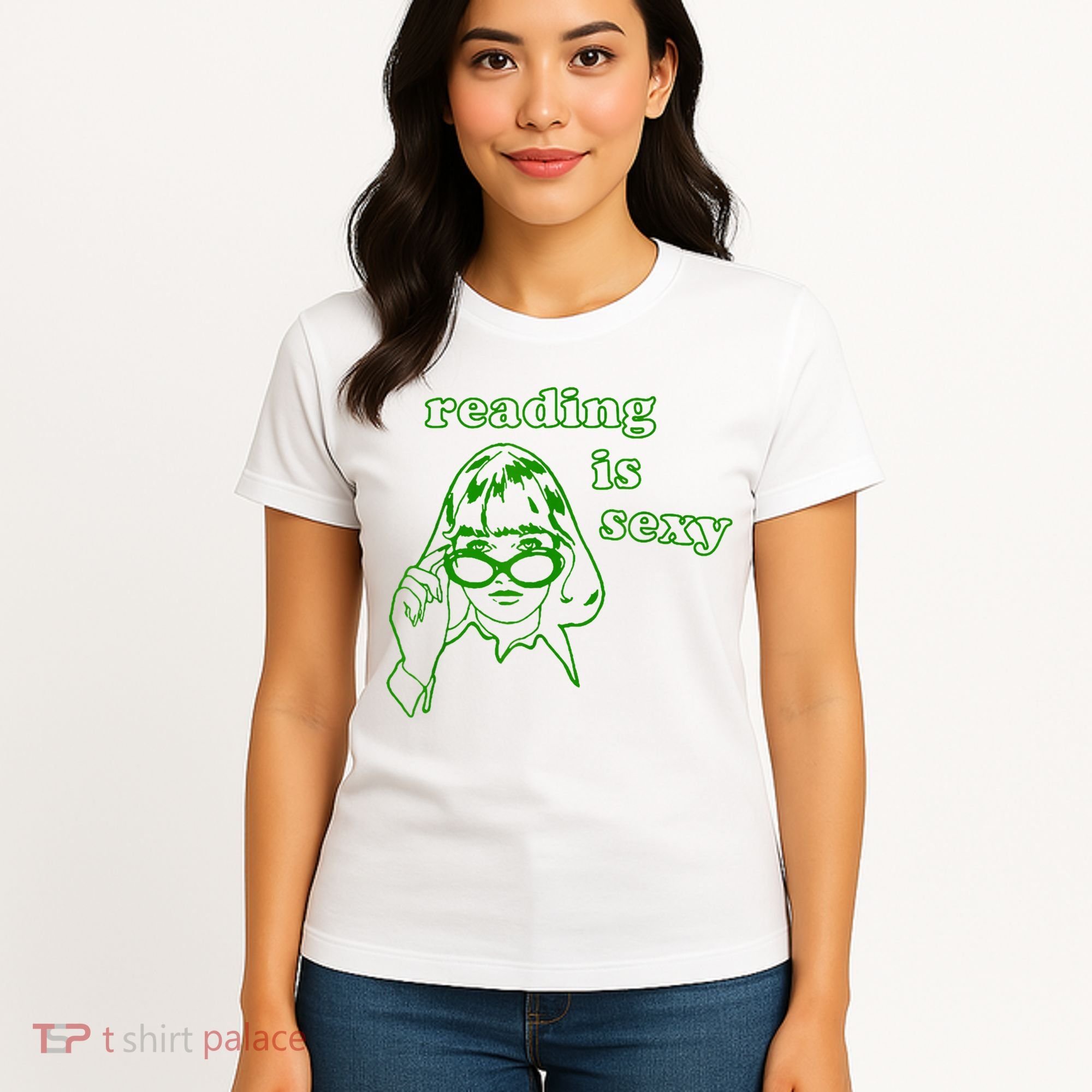 Reading Is Sexy Costume Library Women Bookworm Bookaholic Women's T-Shirt