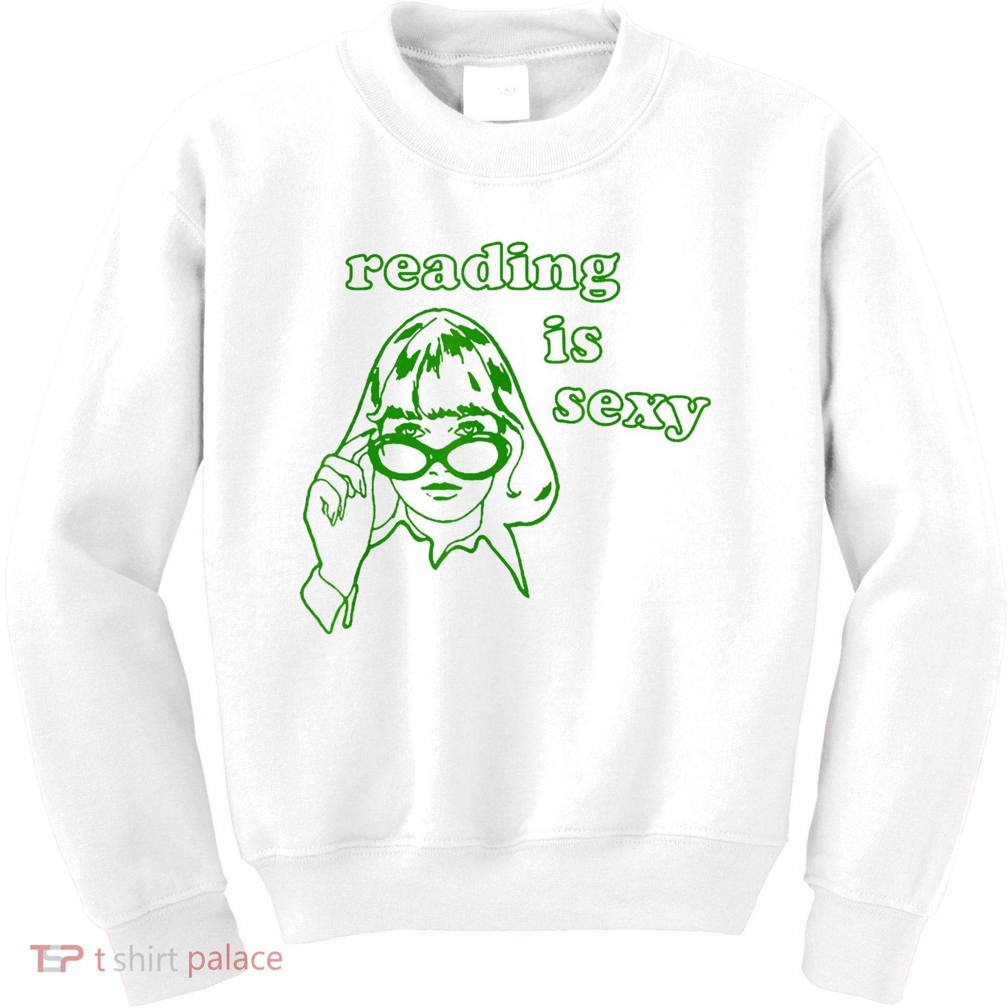 Reading Is Sexy Costume Library Women Bookworm Bookaholic Kids Sweatshirt